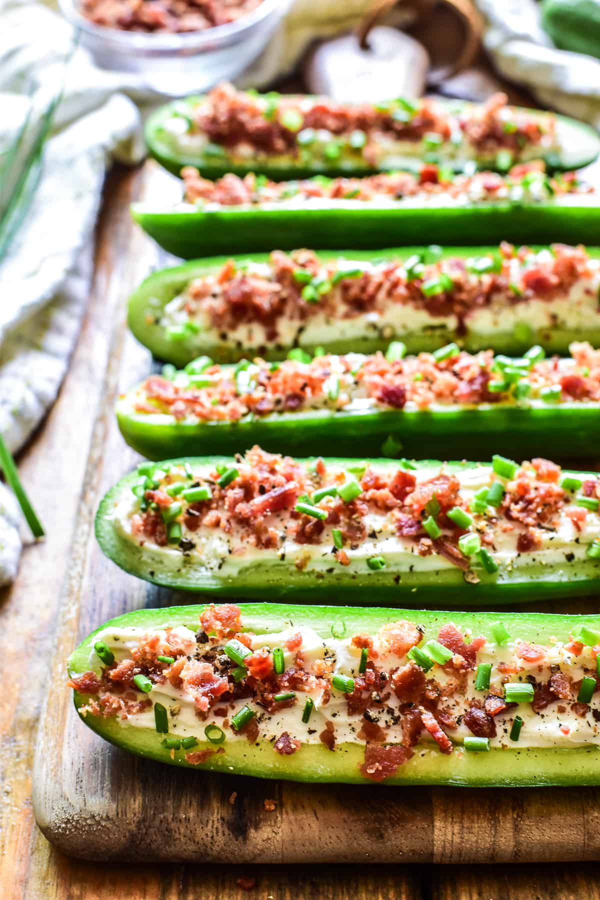 Tuna Cucumber Boats