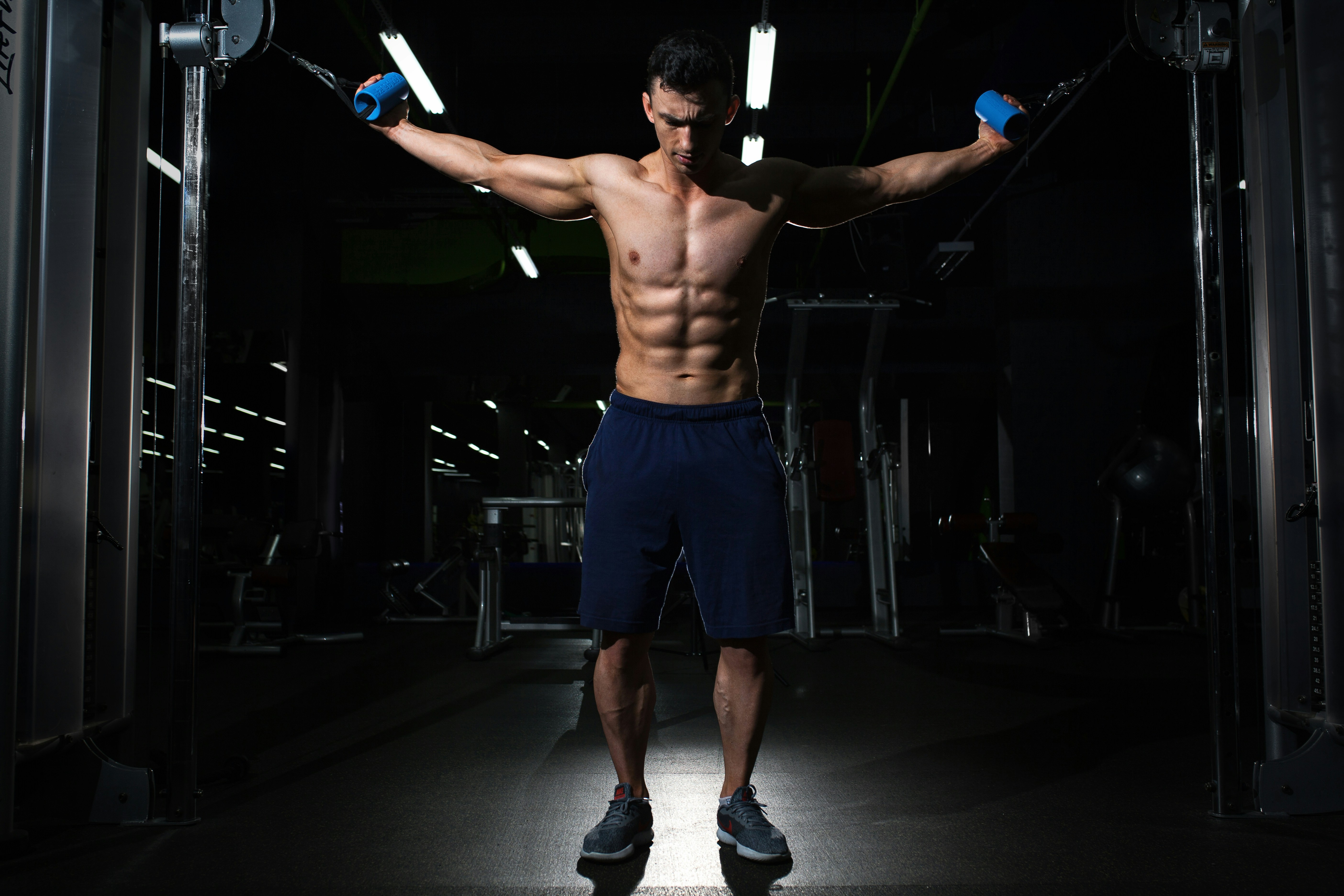 Weightlifter with cables